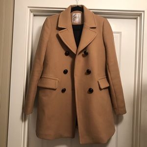 Trafaluc by Zara Camel Coat